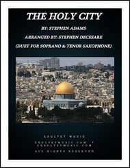 The Holy City (Duet for Soprano and Tenor Saxophone) EPRINT cover Thumbnail